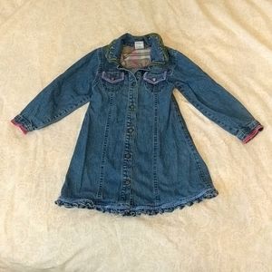 OshKosh Embroidered Denim Dress